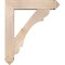 Ekena Millwork Olympic Arts and Crafts Smooth Bracket w/ Offset Brace, Douglas Fir, 7 1/2"W x 34"D x 40"H BKT0806X34X40OLY03SDF - alternate 3